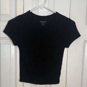 American Eagle Outfitters Black Short Sleeve Top